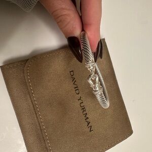 Buckle Classic Cable Bracelet with Diamonds